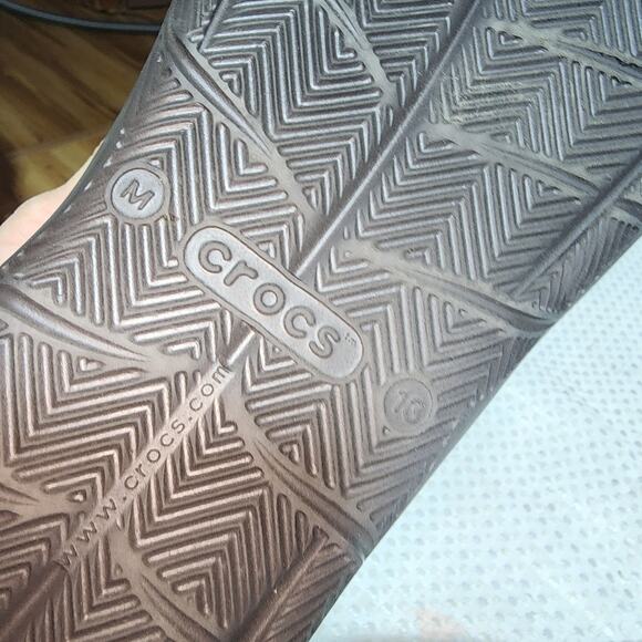 CROCS EUC MENS SZ 10 SWIFTWATER MESH DECK SANDALS - Picture 5 of 8